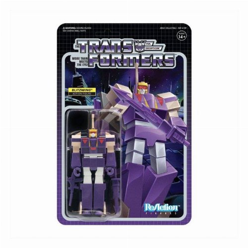 Transformers: ReAction - Blitzwing Action Figure
(10cm)
