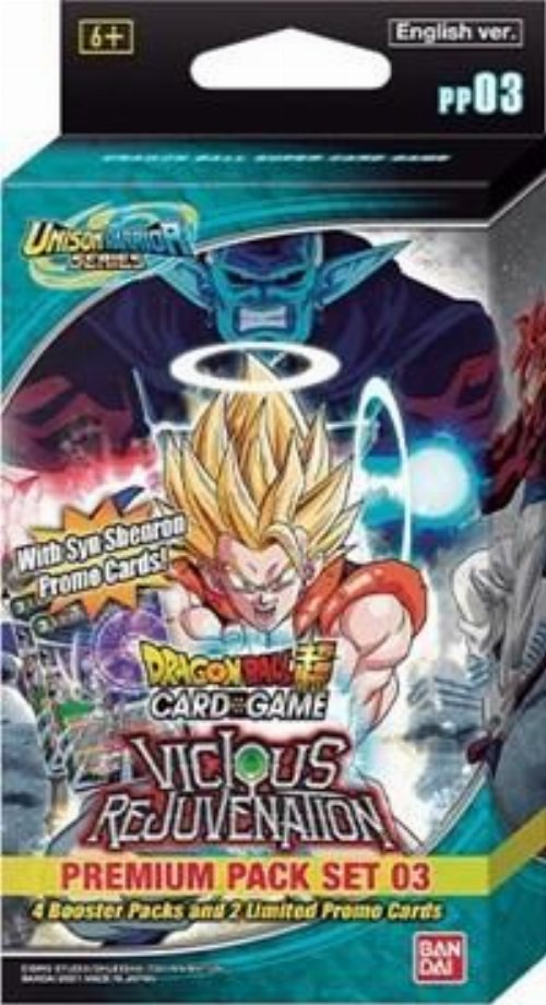 Dragon Ball Super Card Game - Vicious Rejuvenation
Premium Pack