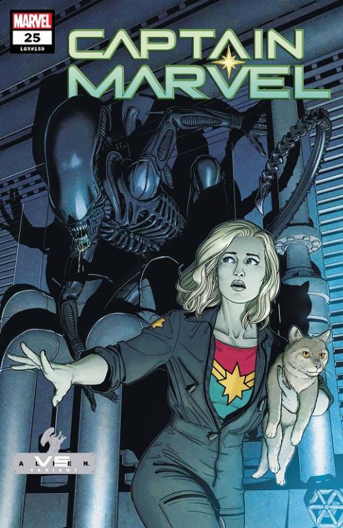 Captain Marvel #25 McKelvie Marvel Vs Alien Variant
Cover