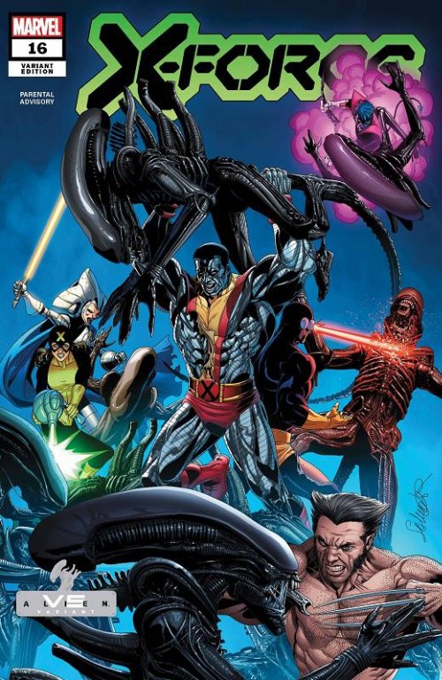 Τεύχος Κόμικ X-Force #16 Larroca Marvel Vs Alien
Variant Cover