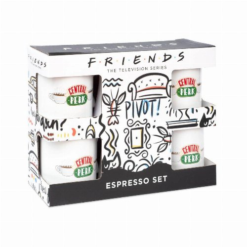 Κούπες Τα Φιλαράκια - Central Perk 4-Pack Espresso
Mugs