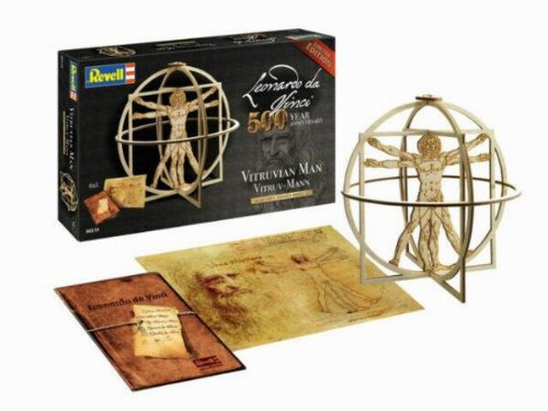 Leonardo da Vinci 500th Anniversary - Viruvian Man
(1:16) - Collector's Wooden Model Set