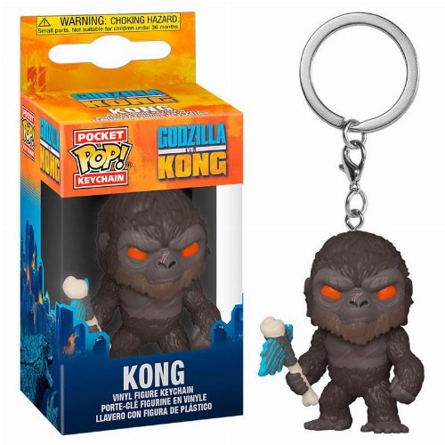Funko Pocket POP! Μπρελόκ Godzilla vs King Kong - Kong
with Axe Figure