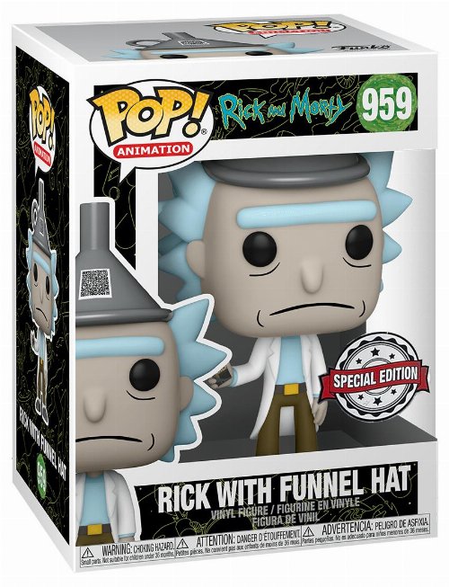 Φιγούρα Funko POP! Rick and Morty - Rick with Funnel
Hat #959 (Exclusive)