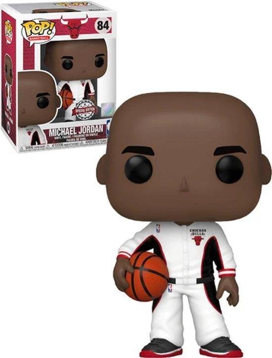Funko Pop! Basketball: Michael Jordan (White Warm-ups) #84