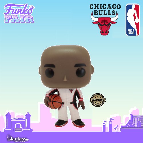 Φιγούρα Funko POP! NBA: Bulls - Michael Jordan (White
Warm-Ups) #84 (Exclusive)
