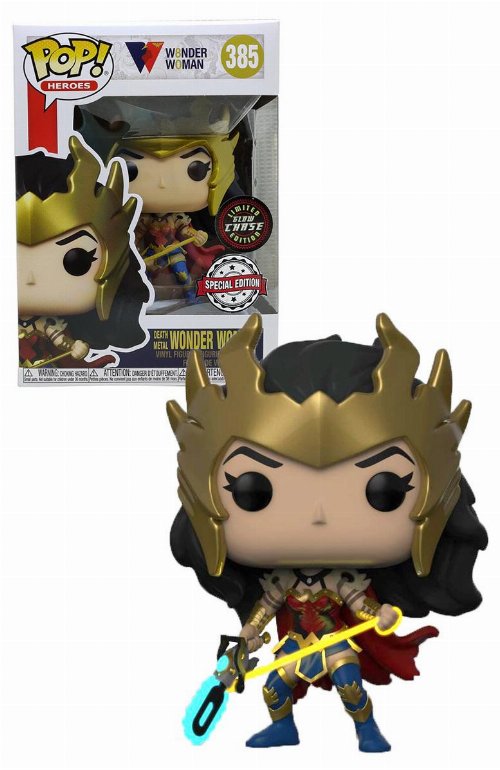 Φιγούρα Funko POP! DC Heroes - Death Metal Wonder
Woman (GITD) #385 (Chase Exclusive)