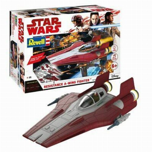 Star Wars - Red Resistance A-wing Fighter (1:44) Model
Kit