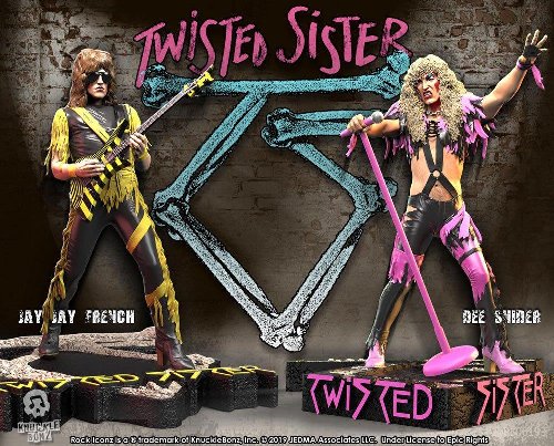 Twisted Sister : Rock Iconz - Dee Snider & Jay Jay
French 2-Packs Statue (22cm) (LE3000)