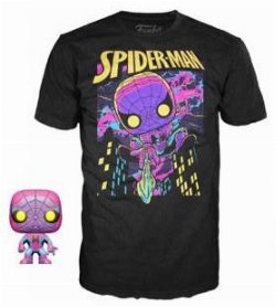 Συλλεκτικό Funko Box: Marvel - Spider-Man (Black
Light) Pocket Funko POP! with T-Shirt (M-kids)