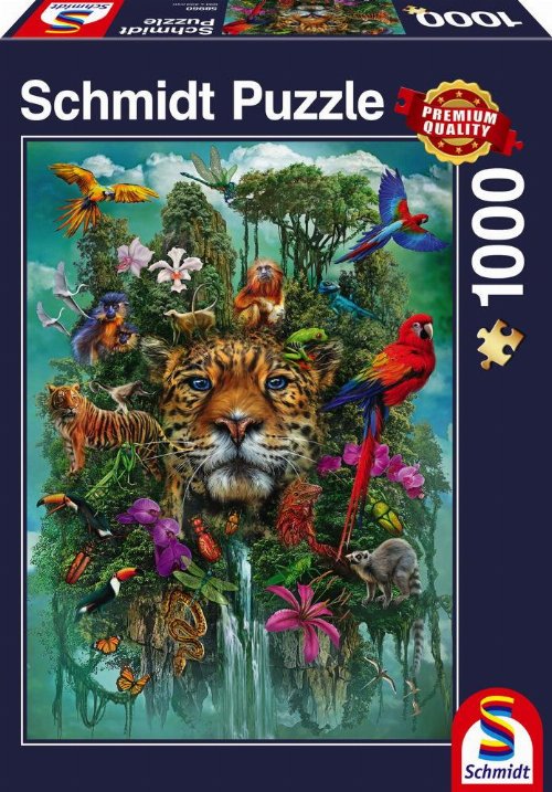 Puzzle 1000 pieces - King of the Jungle