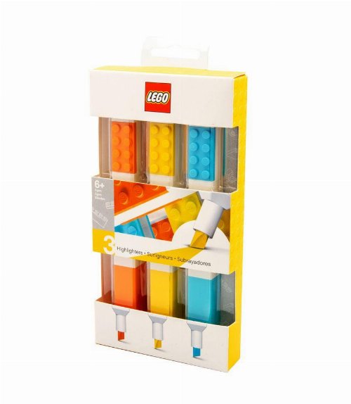 LEGO - Brick Highlighters 3-Pack Set