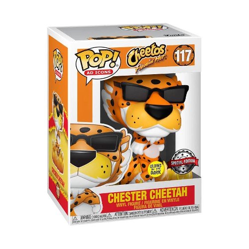 Φιγούρα Funko POP! Ad Icons: Cheetos Flaming Hot -
Chester Cheetah (GITD) #117 (Exclusive)
