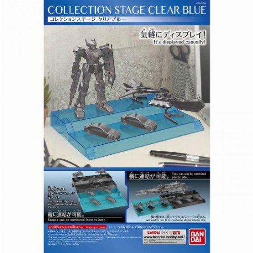 Bandai - Gunpla Gundam Collection Stage (Clear
Blue)