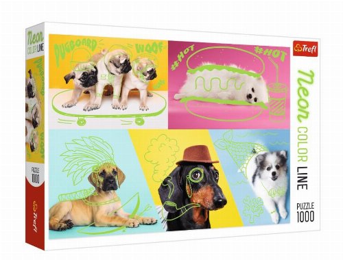 Παζλ 1000 κομμάτια - Neon Color Line:
Dogs
