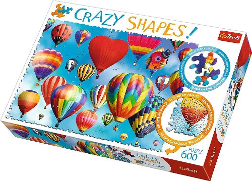 Puzzle 600 pieces - Crazy Shapes: Colorful
Balloons