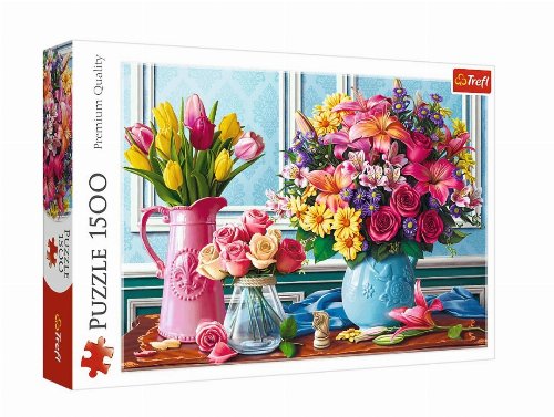 Puzzle 1500 pieces - Flowers