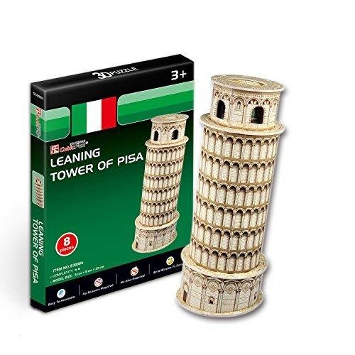 Puzzle 3D 8 pieces - Tower of Pisa