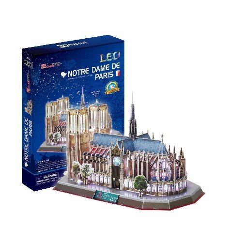 Puzzle 3D 149 pieces - Notre Dame de Paris with
LED