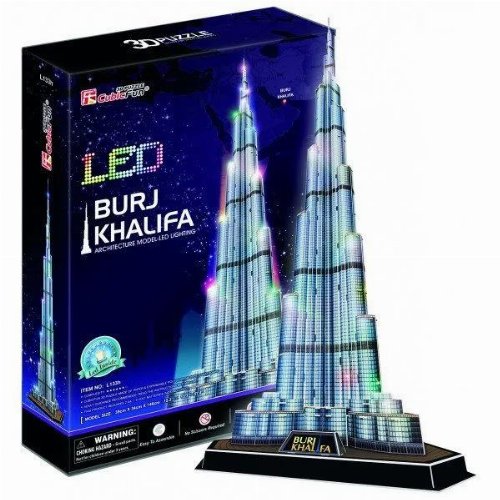 Puzzle 3D 136 pieces - Burj Khalifa with
LED