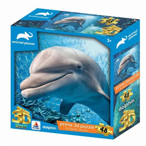 Puzzle Prime 3D 48 pieces - Dolphin