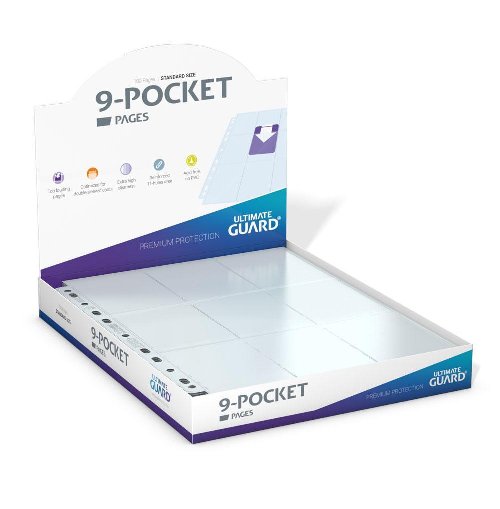 Ultimate Guard - Clear Top-Load 9-Pocket Pages Box
(100 pages)