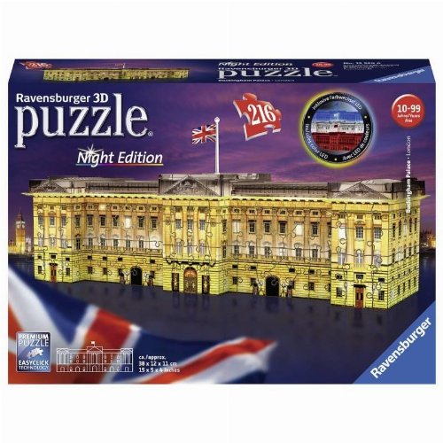 Puzzle 3D 216 MAXI pieces - Buckingham Palace
(Night Edition)