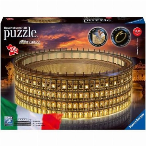 Puzzle 3D 216 MAXI pieces - The Colosseum (Night
Edition)