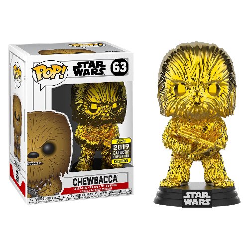 Figure Funko POP! Star Wars - Chewbacca (Chrome)
#63 (Galactic Convetion 2019 Exclusive)