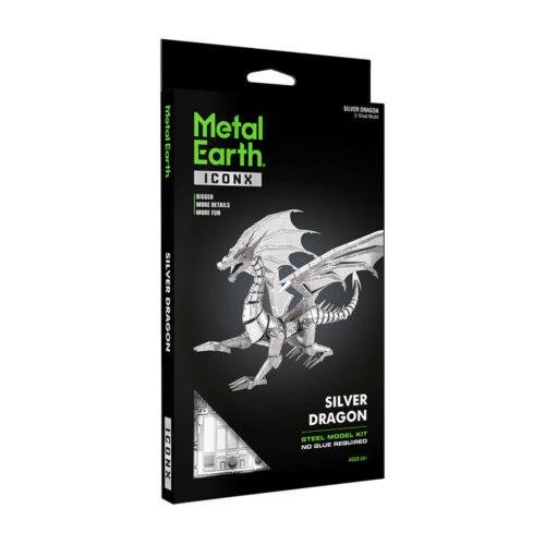 Metal Earth - Silver Dragon Model Kit