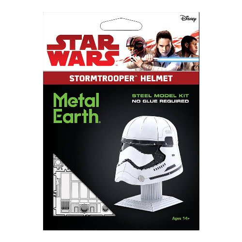 Fascinations Metal Earth Star Wars Helmet 3D Laser Cut Steel Puzzle Model Kit 