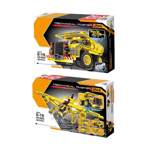 Mechanical Master 2 in 1 - Truck and Plane
(Q6802)