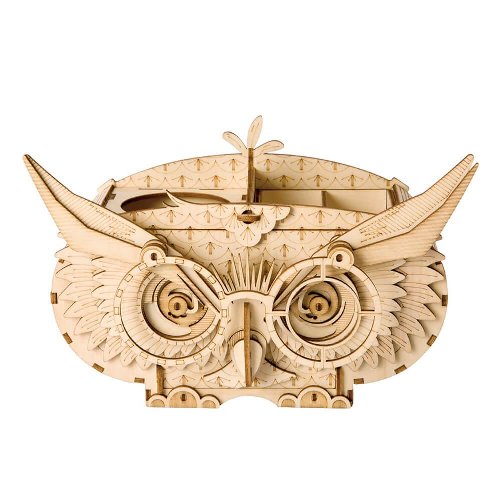 Wooden 3D Puzzle - Owl Storage Box