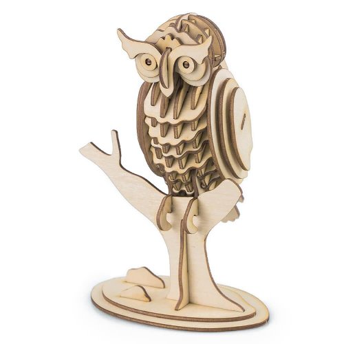 Wooden 3D Puzzle - Owl