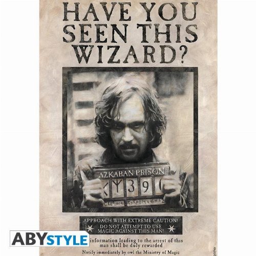 Αυθεντική Αφίσα Harry Potter - Wanted Sirius Black
Poster (92x61cm)