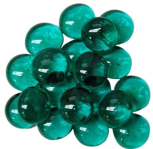 Catseye Crystal Teal Glass Stones Tokens
(40)