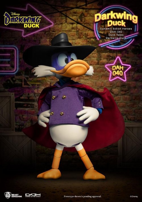 Disney DuckTales: Dynamic 8ction Heroes -
Darkwing Duck Action Figure (16cm)