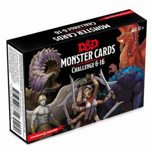 D&D 5th Ed Monster Cards - Challenge 6-16 (74
Cards)