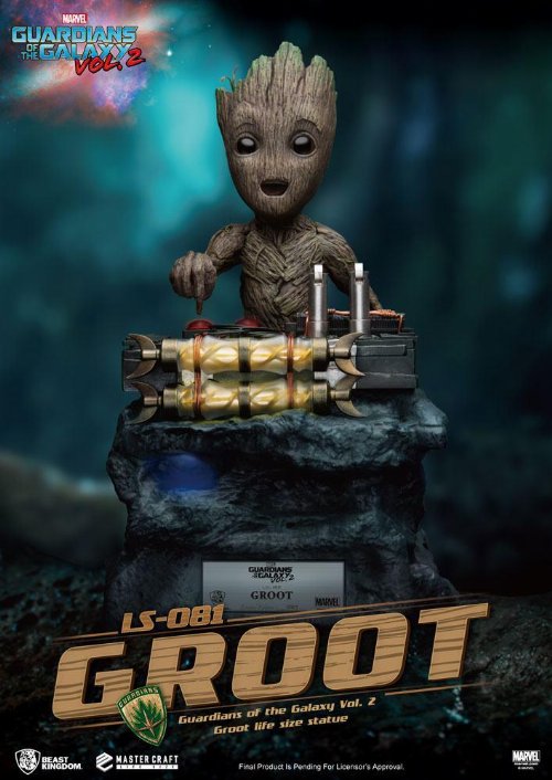 Guardians of the Galaxy 2 - Baby Groot Life-Size
Statue Figure (32cm)