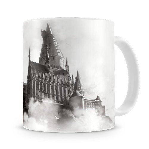 Κεραμική Κούπα Harry Potter - Hogwarts Castle Black
and White Mug