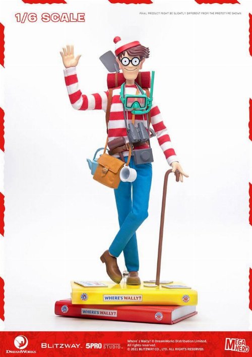 Where's Wally? - Wally (Mega Hero) Action Figure
(34cm)