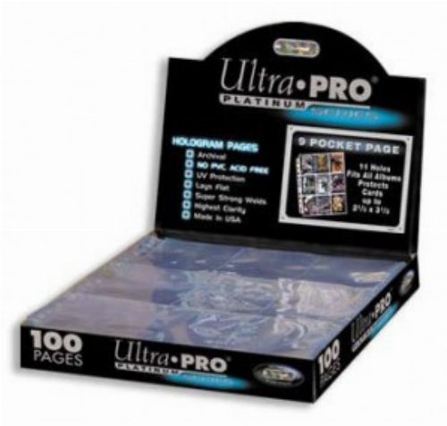 Ultra Pro 9-Pocket Pages Platinum Box (100
pages)