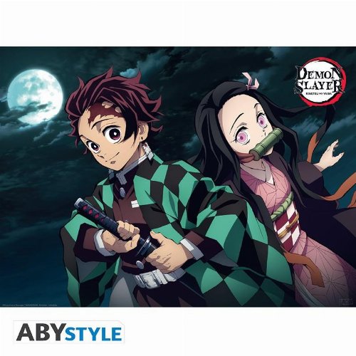 Αυθεντική Αφίσα Demon Slayer: Kimetsu no Yaiba -
Tanjiro and Nezuko Poster (52x38cm)