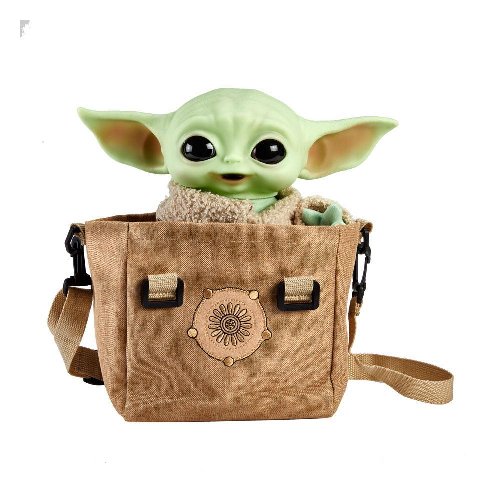 Φιγούρα Star Wars: The Mandalorian - The Child with
Shoulder Bag Electronic Plush (28cm)
