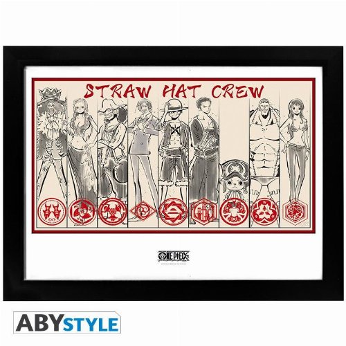 One Piece - Straw Hat Crew Framed Poster