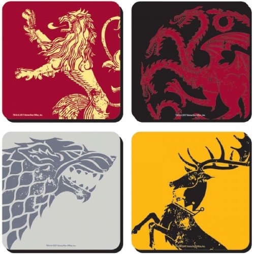 Game of Thrones - Sigils Coasters Set (Σετ 4
Σουβέρ)