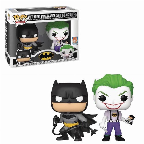 Φιγούρες Funko POP! DC Heroes - White Knight Batman
and White Knight Joker 2-Pack (Exclusive)