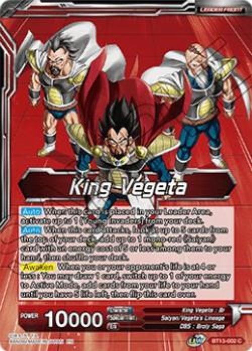 King Vegeta // King Vegeta, Head of the Saiyan
Rebellion