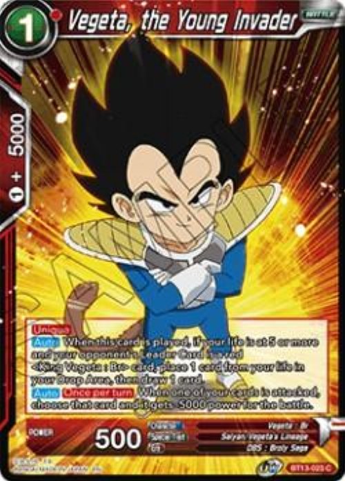 Vegeta, the Young Invader