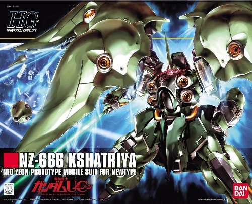 Mobile Suit Gundam - High Grade Gunpla: NZ-666
Kshatriya 1/144 Model Kit